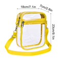 thumbnail image 2 of Yaoyar Clear Purses For Women & Men-PVC Messenger Handbag Transparent Crossbody Purse Bag For Concert Sports Events & Amusement Park, 2 of 7