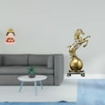 thumbnail image 2 of Estatua de madre, figura de escritorio, estatua de caballo, escultura de resina, líneas elegantes, adorno creativo, mano de obra fina, adecuada para s, 2 of 8