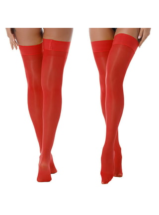 D-GROEE Women Thigh High Stockings Floral Lace Stockings Spandex Stocking  Tights for Women Supplies