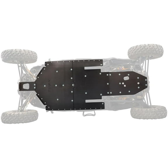 TUSK Quiet-Glide Skid Plate 3/8" for Polaris RZR XP 4 1000 Premium 2024-2025