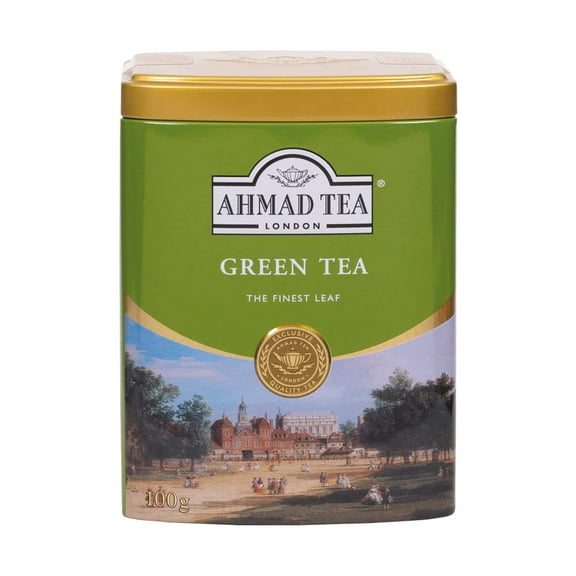Ahmad Tea – Loose Leaf Green Tea, 100g Tin