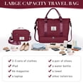 thumbnail image 6 of Gynky Travel Duffle Bag Set 2 Pack Weekender Bags for Women with Shoe Compartment Carry On Overnight Gym Duffel Bags with Wet Pocket Hospital Bags for Labor and Delivery, 6 of 8