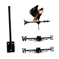thumbnail image 4 of Zorion Eagle Weathervane Easy to Assemble Rotating Weather Vane Metal Art Ornament Wind A, 4 of 7