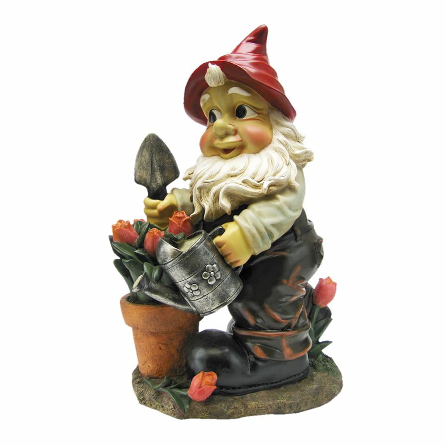 Gustav, the Gardening Gnome Statue by Design Toscano