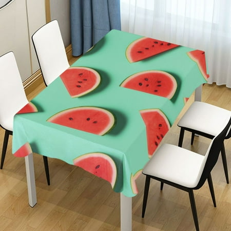 

Ryvnso Watermelons Rectangle Table Cloth Tablecover Dinning Tablecloth 54 x72