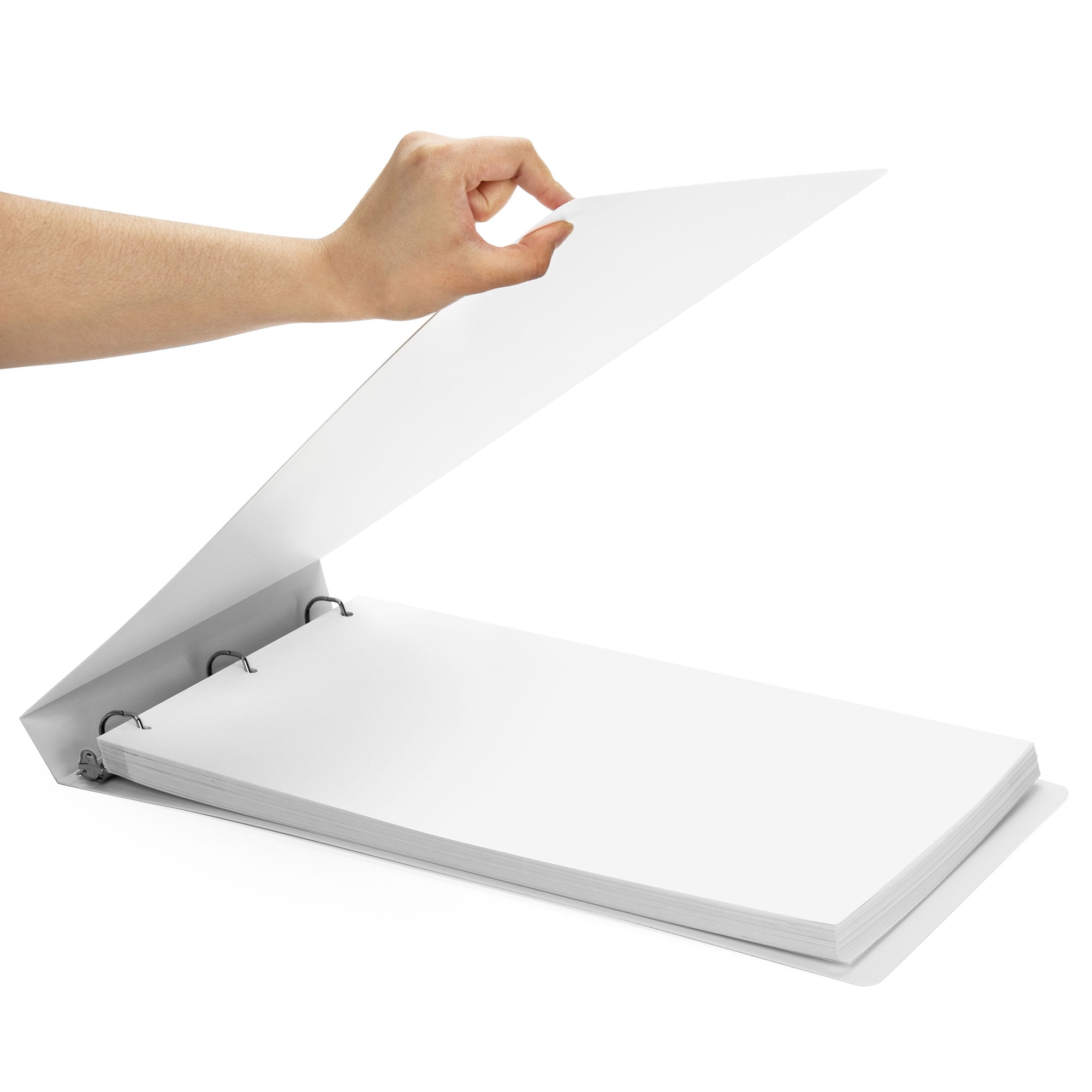 11x17 1" White Poly Binder 2-pack