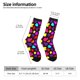 thumbnail image 2 of Balery Colorful Hearts Calcetas Largas con Estampado para Hombre y Mujer – Suaves y Transpirables, Talla Única (US 5-11), 2 of 6
