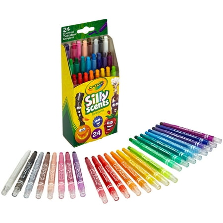 Crayola Silly Scents Twistables Crayons, Sweet Scented Crayons For Kids, 24