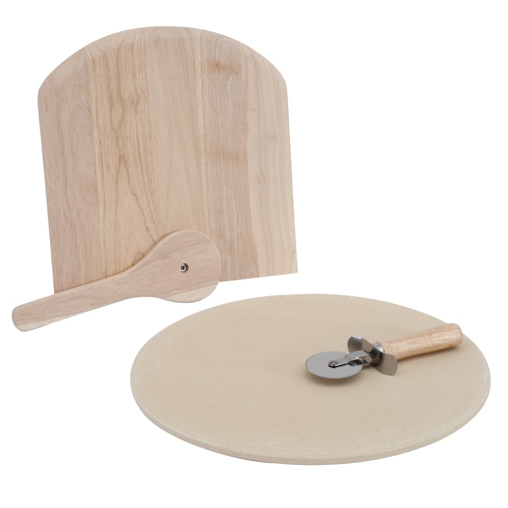 Backyard Grill Pizza Stone Set, 3 Piece