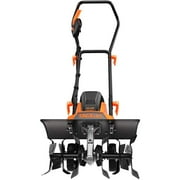 Advanced Tiller, 18-Inch Electric Tiller, 13.5 Amp, Removable Blade, Adjustable Working Width(18''/12.5''), 8'' Tilling Depth, Foldable Handle, Adjustable Wheels, Tiller Cultivator - TGTL01A