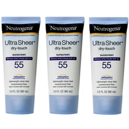 NEUTROGENA ULTRA SHEER SPF55 3OZ