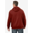 thumbnail image 2 of Kingsize Men's Big & Tall Fleece Zip-front Hoodie Jacket, 2 of 5