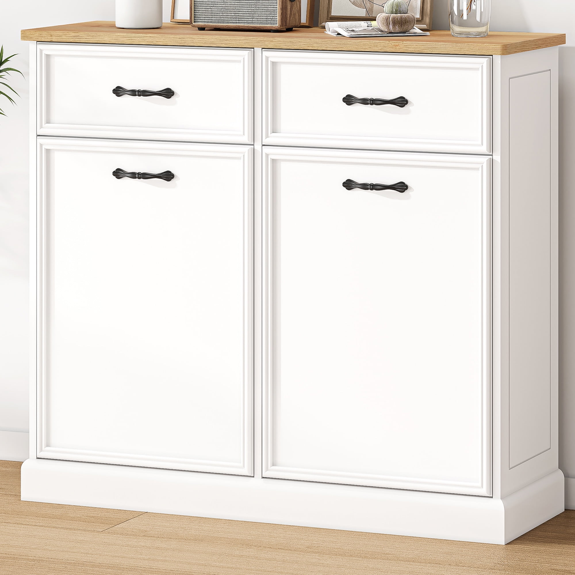 Tilt Out Kitchen Trash Standing Trash with