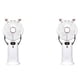 thumbnail image 1 of Ventilador portátil Yuarrent de ABS PP Oreja de animal Blanco Tipo 1 2Conjunto, 1 of 6