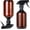 Amber, variant on 2 Pack 360° Spray Bottles, 10 oz Plastic Small Containers with Adjustable Spray Nozzles, Spray Bottles for Hair, Cleaning Solutions, BBQ and Plants Clear