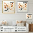 thumbnail image 4 of Designart "Abstract Abstractions Of Copper Leaves II" Leaves Floater Framed Wall Art Prints, 4 of 5