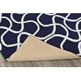 thumbnail image 5 of Mainstays Drizzle Navy/White Indoor Area Rug, 6' x 9', 5 of 5