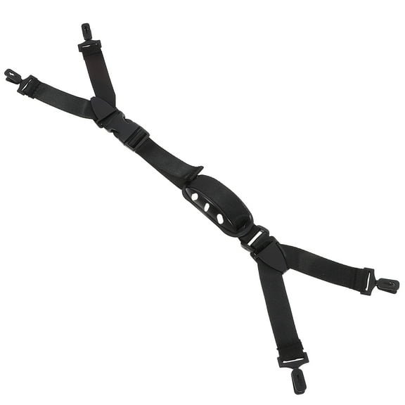 WHAMVOX  2 Pcs Universal Helmet Chin Strap Replacement Hardhat Man Black