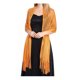 thumbnail image 1 of Guardurnaity Bufanda brillante Sexy de lujo, chal de sombra de protección solar, hilo fino, capas de boda brillantes largas, capa de vestido de Ropa, zapatos y accesorios Miscelánea Naranja, 1 of 6