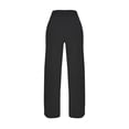 thumbnail image 3 of Pantalón tipo yoga Fruit Of The Loom Para mujer, de felpa, negro, talla CH, 3 of 4