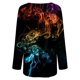 thumbnail image 5 of Blusa de manga larga con cuello redondo para mujer Pompotops  gfhjh19595, 5 of 5