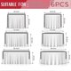thumbnail image 3 of 6 Pieces Striped Table Runner Wedding Polyester Table Decor Red White Striped Design Tablecloth Dec, 3 of 5