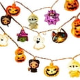 thumbnail image 2 of ¡Liquidación! Lámpara de jardín Lssam, lámpara solar para exteriores, luces de calabaza de Halloween, decoraciones de Halloween, luces colgantes mejoradas, guirnalda de luces de Halloween para, 2 of 6