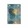 thumbnail image 1 of Jungle Foliage Hanging Pocket Organizer, Summer Pattern with Hawaiian Botany Leaves and Grunge Spots Print, Printed Polyester Storage Bag with Pockets, 14" x 20", Multicolor, 1 of 2
