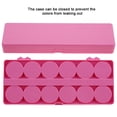 thumbnail image 2 of LAZIOEGR 24‑Grid Nail Art Palette – Durable Plastic Mixing Tray for Paint, Pigment, Watercolor & Nail Polish, Rose Red, 2 of 9