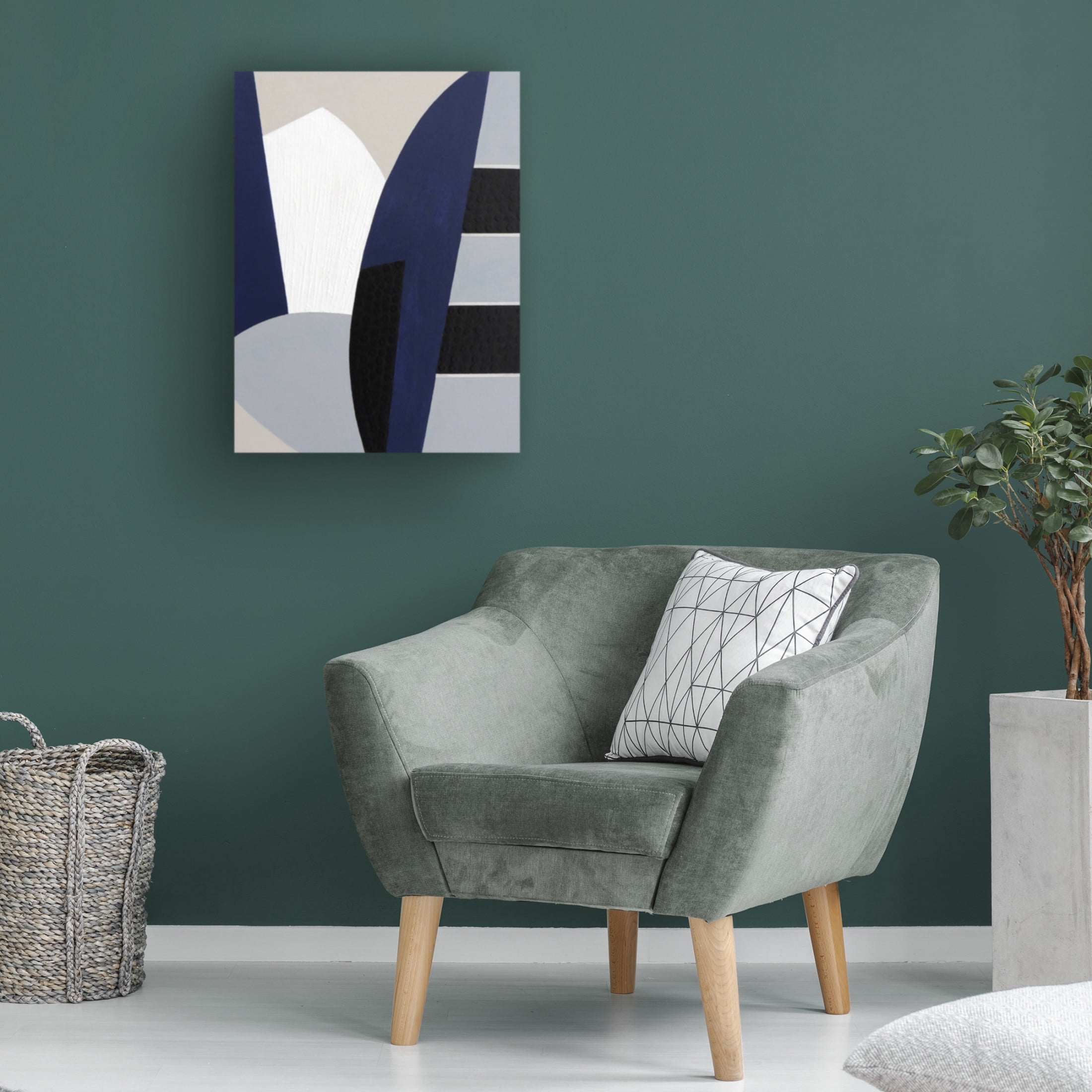Canvas Wall Art - Sylvie Hamou 'In My Element I' Wall Art for Living Room, Bedroom, or Office Décor by Trademark Fine Art - 14 x 19 Inches
