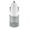 thumbnail image 1 of ziyahi 2.1A 1A Alloy 2 USB Ports Universal Intelligent Charging Dual USB Car Charger for iPhone for Android Mobile Phone, 1 of 8