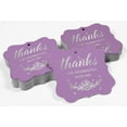 thumbnail image 4 of Inkdotpot Hang Tags Thanks For Celebrating With Me Birthday Favor Bracket Shape Gift Tags Real Silver Foil Bonbonniere Tag Pack Of 50, 4 of 7
