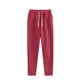thumbnail image 2 of TaTaai Women's Solid Sweatpants High Waisted Elastic Waist with Drawstring and Pockets Casual Lounge Joggers for Gym Workout Athletic Fitness Non-See-Through Gift, 2 of 7