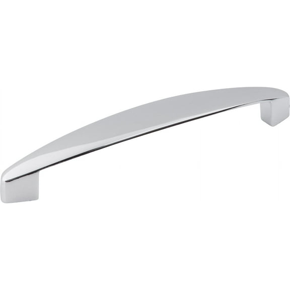 Elements Belfast 5-9/16 Overall Length Polished Chrome Asymmetrical Cabinet Pull