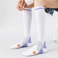thumbnail image 4 of Calcetines deportivos profesionales de compresión para hombre, adecuados para béisbol, 4 of 5