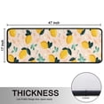 thumbnail image 5 of Kitchen Rugs Sets Of 2,Yellow Lemon Fruits GreenLeaves Pattern Anti Fatigue Kitchen Mat Rugs Non Slip Washable,Decorative Kitchen Floor Mats for Kitchen,Sink,Laundry,17"x47"+17"x47", 5 of 5