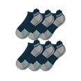 thumbnail image 1 of OTECKA Unisex Basic Performance Ankle Socks with Moisture-Wicking - Cushion Comfort Ankle Socks, Blue- 6 Packs, Large-X-Large, 1 of 5