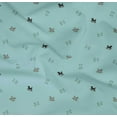 thumbnail image 4 of oneOone Organic Cotton Poplin Twill Fabric Dogs Animal Print Sewing Fabric BTY 42 Inch Wide, 4 of 4