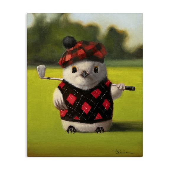 Stupell Industries Birdie Golf Swing Canvas Wall Art, design by Lucia Heffernan