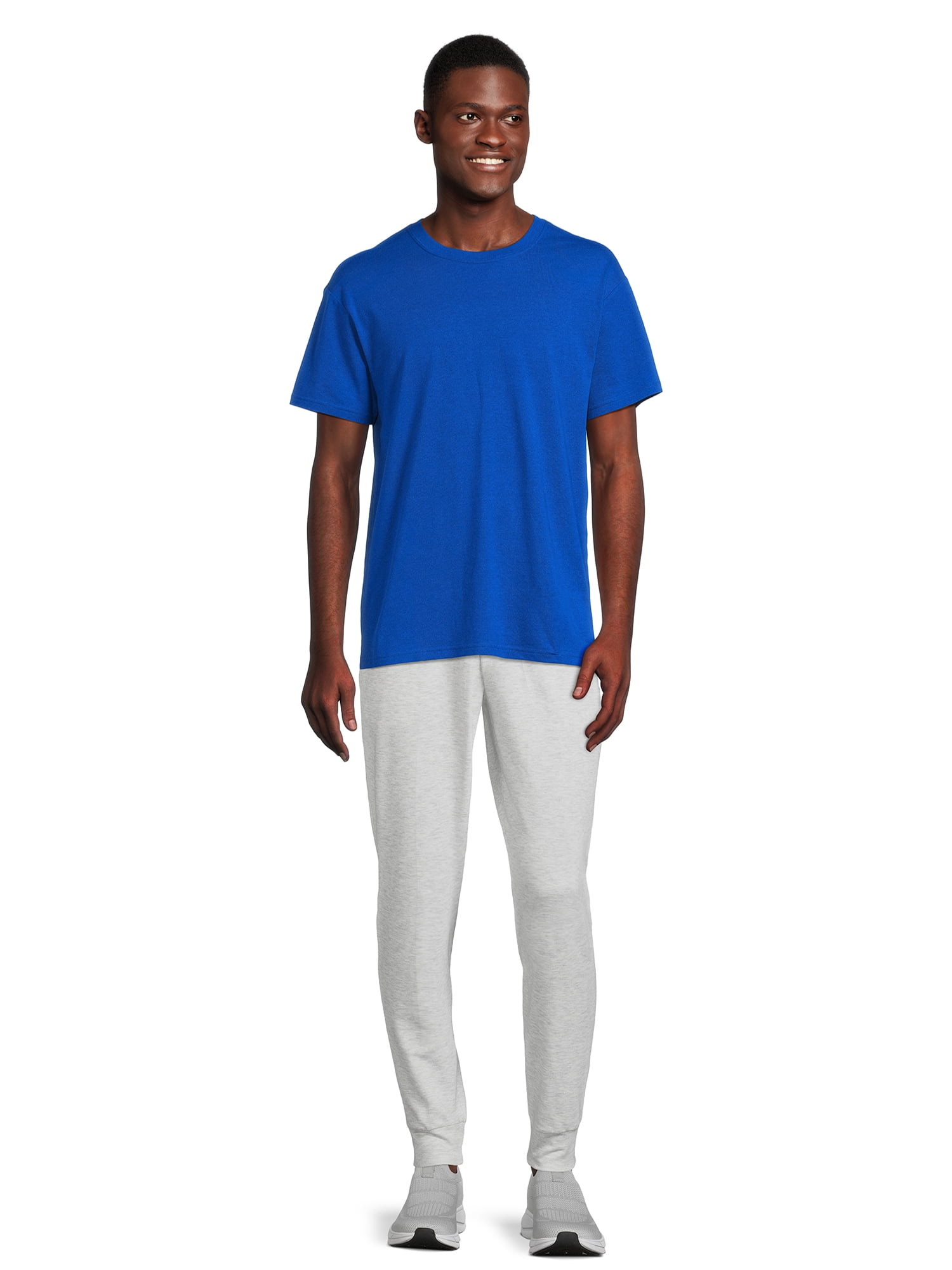 Athletic Works Men's and Big Men's Tri Blend Tee, Sizes XS-4XLT