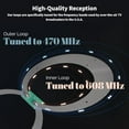 thumbnail image 2 of Antennas Direct ClearStream Eclipse Amplifié UHF Intérieur TV Antenne, Réversible, Portée de 50+ Miles &ndash; avec Câble de 12 Pieds, Jolt Switch Amplificateur USB, 2 of 10