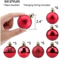 thumbnail image 2 of Christmas Tree Balls 34 Pieces Christmas Ball Set Christmas Decorations Tree Balls Tree Decorations For Christmas Matt, Glittering Decorative Balls For Hanging Up Door Decorations Christmas Tree, 2 of 7