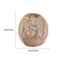 thumbnail image 3 of Bearachild Pantalla de lámpara de ratán digna de regalo para darle un toque de estilo y sofisticación. El estilo bohemio único puede girar Iluminación novedosa XH22-016, 3 of 6