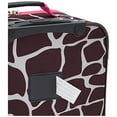 thumbnail image 5 of Rockland Fashion Softside Upright 2 Piece Luggage Set, Pink Giraffe, 5 of 6