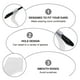 thumbnail image 3 of 10 pares de fundas de silicona antideslizantes para gafas de sol (blanco), 3 of 7