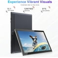 thumbnail image 4 of Newest Android 14 Tablet 10 inch, 8GB RAM 64GB ROM & 1TB Expandable Tablets, Quad-core 1.8Ghz Processer, 1280x800 IPS HD Touch Screen Tablet PC, 2.4G/5G Wifi6 BT 5.0, 8MP Dual Camera, 6000mAh Battery, 4 of 7