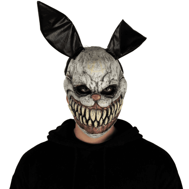 Mascara Horror Conejo Creepy Neon Glow Halloween Disfraz