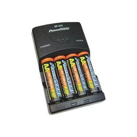 UPC: 0026127650539 | VidPro Power2000 XP333-29 – Battery charger – (for 4xAA/AAA) 4 x AA / AAA – NiMH – 2900 mAh