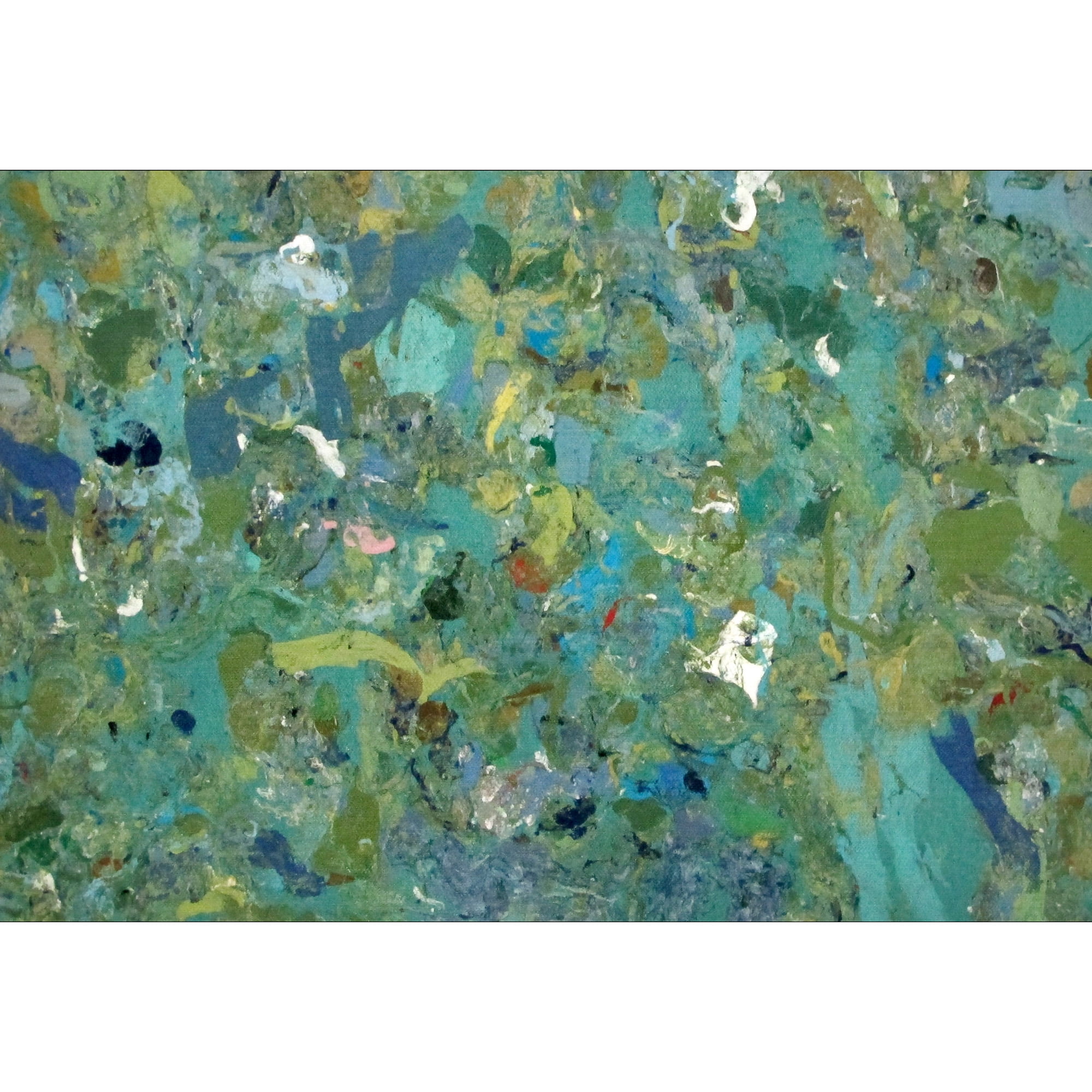 Liora Manne Visions I Quarry Indoor OutDoormat Green 18"X29.5" by Trans-Ocean Import Co., Inc.