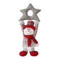 thumbnail image 2 of Adornos Navideños Acuadros Rojos y Grises Xihbxyly con Muñeco de Nieve y Ciervo, 2 of 2
